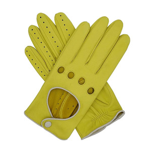 High Quality Wholesale Custom Leather Gloves for Driving <b>Full</b> Finger Waterproof Winter Non <b>Slip</b> Design for Men - Product Image 2
