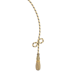 Hamza Badges Customizable Ceremonial Uniform <b>Accessories</b>-Gold Bullion Metallic Silk Leather Materials French Wire <b>Braided</b> Tassel - Product Image 3