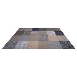 Piastrelle di Moquette Modulari 20x20 Pollici, Copertura Morbida Imbottita Senza Cuciture, 24 Pezzi, Tappeto Quadrato Riutilizzabile, 66,6 Piedi Quadrati - Product Image 1