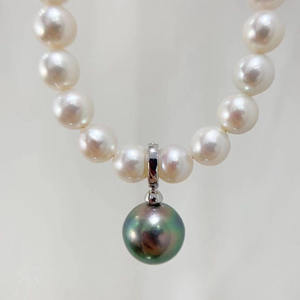 อุปกรณ์ตกแต่งมุก 30448DIY จี้เงินแท้ S925 ลูกปัดขนาด 8-11 มม. สร้อยคอแบบเปิด ตัวล็อคแบบเปิด ที่แขวนเสื้อผ้าแฟชั่นสำหรับผู้หญิง - Product Image 4