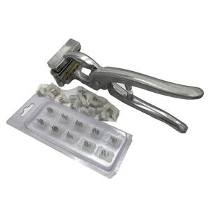 1 unidad Pinza perforadora de orejas para ganado ovino, porcino y canino, de aleación de aluminio, para identificación veterinaria, herramientas y suministros para ganadería - Product Image 1