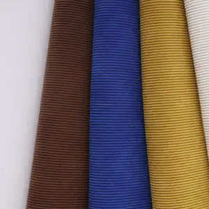 Veludo Tecido Low MOQ Atacado Cotton Stripe Velvet Stretch Corduroy Tecido Para Calças De Vestuário Casaco Jaqueta Home Textile