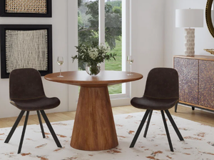 Ensemble de meubles de banquet pour hôtel de luxe, table ronde en bois de grande taille, finition naturelle, table centrale, produit de qualité supérieure - Product Image 5