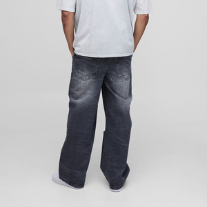 Fabricant de jeans en denim de qualité supérieure, jeans en coton extensible avec couleurs, tailles et production OEM personnalisées - Product Image 2