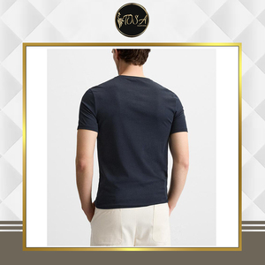 Camiseta de Algodón para Hombre, Cuello Redondo, Manga Corta, Diseño Moderno, Largo Regular, Estilo Sencillo, para Verano, Calidad Estándar, para Compradores al por Mayor - Product Image 3