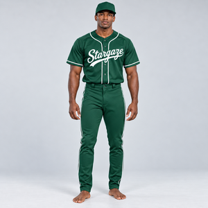 Uniforme de baseball de haute qualité, doté d'un tissu léger, d'une gestion de l'humidité, d'un ajustement confortable, de designs personnalisés et d'une grande durabilité. - Product Image 4