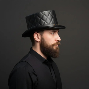 Custom Leather <b>top</b> <b>Hat</b> stylish Durable Handcrafted Classic Western Cowboy <b>Hat</b> for Men <b>Women</b> Perfect for All Season - Product Image 3