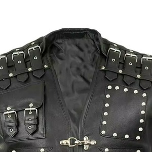 Chaleco de Cuero para Hombre, Tallas Grandes, para Uso en Exteriores, Ligero, Venta al Por Mayor - Product Image 4