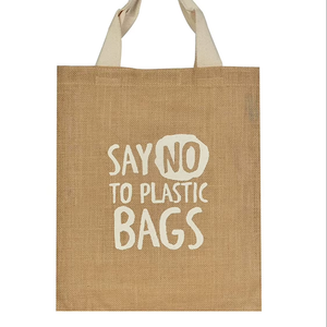 Wholesale Customized <b>Large</b> Jute Cotton Tote Bag Spacious Drawstring Handle Woven Shopping Lunch <b>Box</b> Carry Bag Promotional <b>Gift</b> - Product Image 1