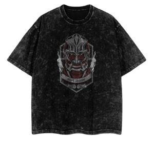 T-shirt surdimensionné à manches courtes en coton 100% avec logo personnalisé, délavé à l'acide, imprimé graphique vintage, respirant, grandes tailles, fabriqué par OEM - Product Image 3