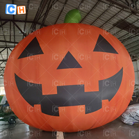 Ballon publicitaire gonflable en forme de citrouille, jouet géant gonflable pour la décoration extérieure d'Halloween