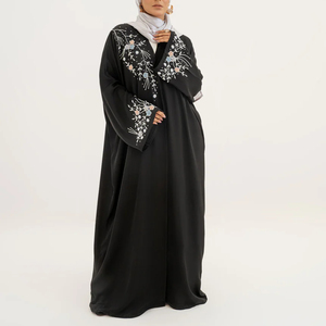 Custom Embroidered Modest Abaya Factory Direct Modern Islamic Fashion Clothing for Boutique Brands and Global Distributors - Product Image 1