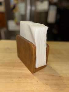 Porta Servilletas de Madera Artesanal Clásico, Duradero y Ecológico |   Organizador de Mesa de Madera para Cocina - Product Image 5