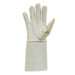 Guantes de Soldadura de Piel de Oveja y Vacuno, Resistentes a la Abrasión, Retardantes de Llama, para Bomberos y Construcción - Product Image 3
