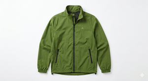 Men's Vintage Solid <b>Waterproof</b> Bomber <b>Jacket</b> Lightweight Zip-Up Outerwear Breathable Quick Dry for Autumn - Product Image 1