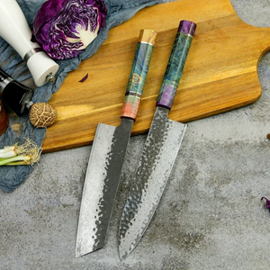 Ensemble de couteaux de chef professionnels en acier inoxydable avec manche en bois, 3 pièces, écologiques, multifonctions, qualité supérieure, directement de l'usine - Product Image 3