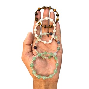 Wholesale Natural Crystal Beads Beads Handmade Zodiac Love Fairy Theme Fashion Reiki Healing Gemstone <b>Stretch</b> <b>Bracelet</b> Unisex - Product Image 3