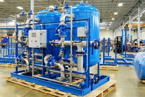 Vase sous pression pour l'adoucisseur d'eau industriel |   Système d'adoucissement d'eau automatique Spring Ion Exchange 2000L/heure 3 ans de garantie - Product Image 5