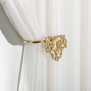 Sujetador de Cortina de Latón Estilo Antiguo, Decorativo, para Montar en la Pared, Accesorio para Cortinas de Ventana, para Decoración del Hogar y Hoteles - Product Image 2