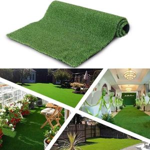 Tappeto Erboso Artificiale Professionale per Esterni di Grandi Dimensioni per Cani e Animali Domestici 3.28FT con Fori di Drenaggio, Tappetino per Terrazze - Product Image 1