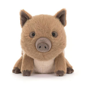 Petit cochon en peluche Swinley, jouets en peluche de haute qualité, animaux de la forêt, poupées douces en peluche pour cadeau d'anniversaire - Product Image 1