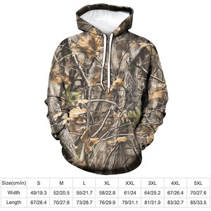 Sweat à capuche pour homme pour la chasse en hiver, en polyester et coton doux, séchage rapide, respirant, équipement de randonnée en plein air - Product Image 5