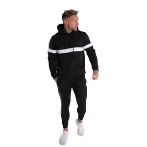 Wholesale Men's Custom Logo Winter Thermal High Quality Cotton Fleece Training Tracksuits - Product Image 3