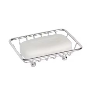 Cheap Price Standard Design Oval Shape Decorative Soap Dish Prime Quality Stainless Steel <b>Black</b> Color Soap Dish And Stand - Product Image 3