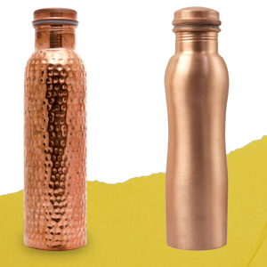 Best Selling Customized Pure Copper Water <b>Bottle</b> Insulated Customized From India - Product Image 2