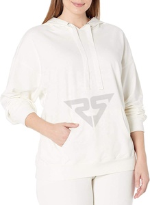 Sudadera con capucha personalizada de nuevo diseño para mujer, sudaderas con capucha cómodas de manga larga informales de algodón de alta calidad para mujer - Product Image 3