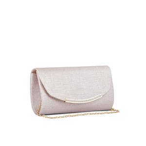 P24173 Champagne Fancy Clutch Elegante Cadena fina y pulseras de eslabones Accesorio - Product Image 2