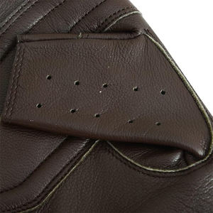 Gants de sport en cuir pour hommes, demi-doigts, couleur noire, taille XL, protection des paumes, gants de musculation - Product Image 5