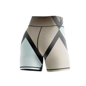 Wholesale Custom Logo Polyester Spandex High Waist Yoga Biker Short Fitness Workout Gym Short Women Sublimation <b>Booty</b> Short 2027 - Product Image 2