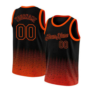 Maillots de basket-ball personnalisés de style premium pour un usage unisexe, légers, confortables, respirants, à manches courtes, imprimés, chemises de sport - Product Image 3