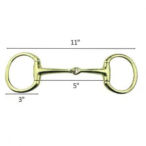 Bocado de caballo tipo snaffle hecho a mano con anillo suelto, de acero inoxidable artesanal, equipo duradero para equitación - Product Image 5