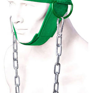 Arnés de Cuello/Cabeza Personalizable de Alta Calidad al por Mayor para Levantamiento de Pesas en Gimnasio con Cuero PU y Acero Inoxidable - Product Image 2