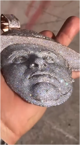 Colgante Personalizado con Diamantes Moissanite VVS, Plata de Ley S925, Estilo Hip Hop, Regalo de Halloween, Joyería con Diseño 3D - Product Image 4