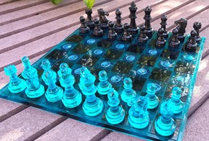 Handcrafted Resin <b>Chess</b> Set Stunning Art Crafts Decorative <b>Table</b> Centerpiece Checker Renaissance Knight <b>Chess</b> Recreational Class - Product Image 6
