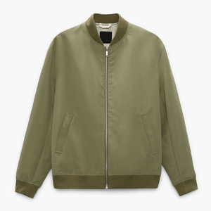 Chaqueta Bomber Personalizada para Hombre, Otoño-Invierno 2026, Resistente al Viento, Manga Larga, Estilo Urbano, Logotipo Frontal, Transpirable, Ecológica, OEM, 340g - Product Image 1