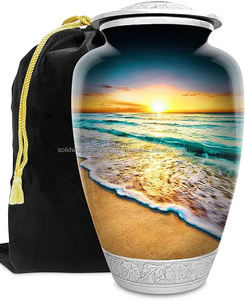 Vente chaude de haute qualité belle conception en laiton adulte urnes de crémation pour les cendres urnes faites à la main urnes funéraires - Product Image 2