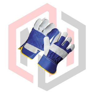 ถุงมือทำงานอเนกประสงค์ หนังเต็มฝ่ามือ ทนทานต่อการฉีกขาด ระบายอากาศได้ดี ปราศจากซิลิโคน ปราศจากแป้ง ป้องกันความร้อน ป้องกันการบาด - Product Image 2