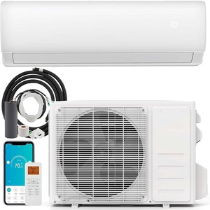 Climatiseur split à fréquence variable R32, refroidissement uniquement, blanc, unité intérieure et extérieure, télécommande pour grands espaces - Product Image 1