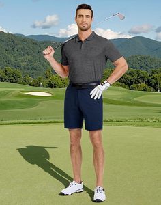 Chemise de golf pour homme, polos à séchage rapide, manches courtes, t-shirts performants anti-transpiration, chemises de travail à col - Product Image 2