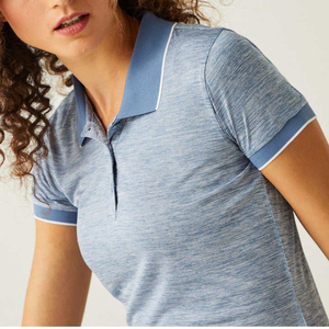 Polo pour femme 100% coton, vente directe d'usine, logo personnalisé imprimé et brodé, polo pour femme - Product Image 4