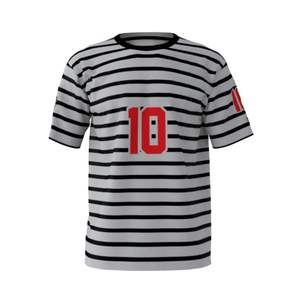 เสื้อฟุตบอลผู้ชายแบบพรีเมียมสั่งทำพิเศษ ผ้าโพลีเอสเตอร์ 100% พิมพ์ลายแบบซับลิเมชั่น ชื่อทีมด้านหน้า ดีไซน์ระบายเหงื่อได้ดี สำหรับผู้ใหญ่ - Product Image 2