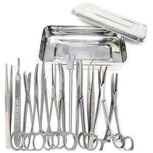 Kit de Sutura para Cirugía Menor de 13 Piezas, Marca Denticric, Caja de Instrumentos, Fuente de Alimentación Manual, Certificado CE Clase I para Cirugía General - Product Image 4