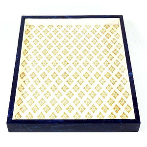 New Design MDF Wooden Serving Trays Trays Special Enamel Coating Serving Tray for Vanity <b>Breakfast</b> - Product Image 3
