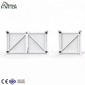 Đầy đủ sự riêng tư hàng rào fentech đánh giá hàng đầu hồ bơi và vườn an toàn Vinyl phần 6x 8ft PVC Trắng nhựa Bài Nhựa tấm lưới - Product Image 6