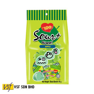 Lote 100 Gummy (Sour) -Sabor A Manzana Dulce 95g X 24 Pkts - Product Image 1