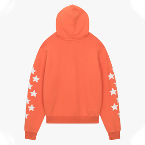 Sudadera con capucha para hombre, diseño de estrella blanca, estilo urbano, con parches desgastados, estilo hip hop, 100% algodón, sudadera con capucha para invierno. - Product Image 2